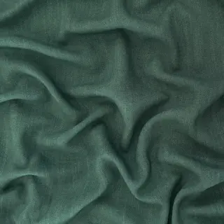 Linen viscose WASHED dark green