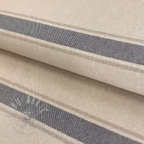 Decoration fabric DOBBY Stripe RIVIERA LARGE blue