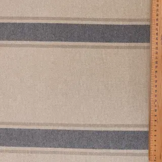 Decoration fabric DOBBY Stripe RIVIERA LARGE blue