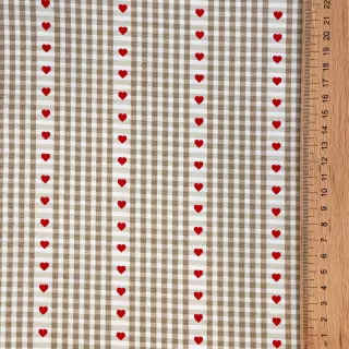 Cotton fabric COSY ficelle