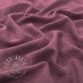 Linen enzyme washed STONEWASHED PREMIUM bordeaux