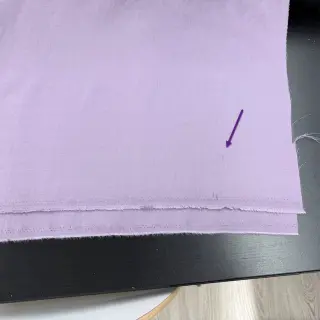 Linen viscose BUBBLY lavender 2nd class