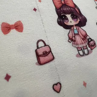Jersey Dolls white digital print 2nd class