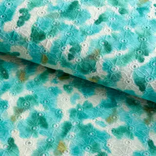 Cotton fabric EMBROIDERY Paint brush design B