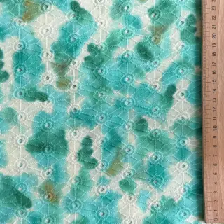 Cotton fabric EMBROIDERY Paint brush design B