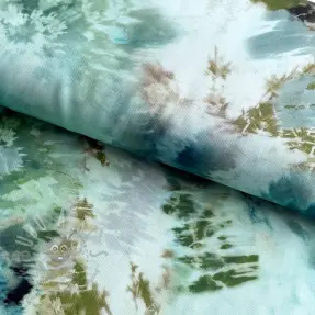 Viscose TWILL Messy TIE DYE design A