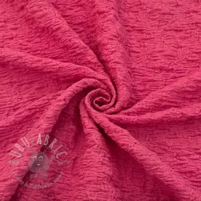 Cotton fabric SMOGGED EMBROIDERY pink