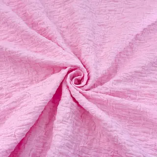 Cotton fabric SMOGGED EMBROIDERY light pink