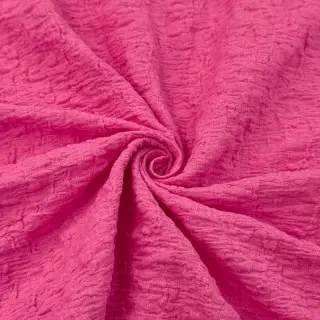 Cotton fabric SMOGGED EMBROIDERY fuchsia