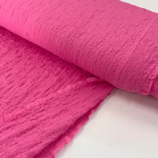 Cotton fabric SMOGGED EMBROIDERY fuchsia