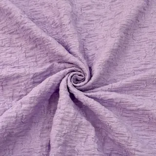 Cotton fabric SMOGGED EMBROIDERY purple