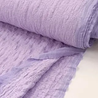 Cotton fabric SMOGGED EMBROIDERY purple