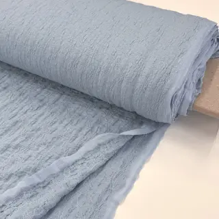 Cotton fabric SMOGGED EMBROIDERY baby blue