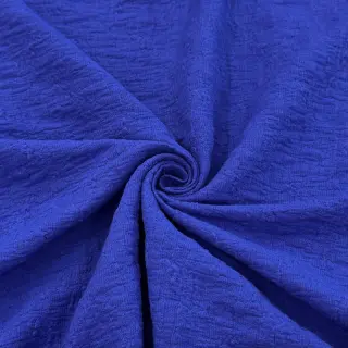 Cotton fabric SMOGGED EMBROIDERY cobalt