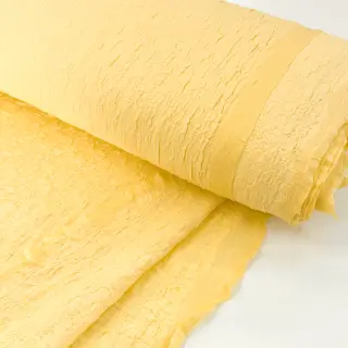 Cotton fabric SMOGGED EMBROIDERY yellow