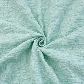 Cotton fabric SMOGGED EMBROIDERY mint