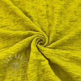 Cotton fabric SMOGGED EMBROIDERY lime