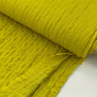 Cotton fabric SMOGGED EMBROIDERY lime