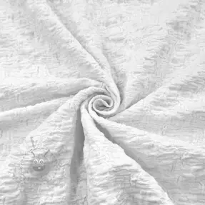 Bavlnená látka SMOGGED EMBROIDERY white