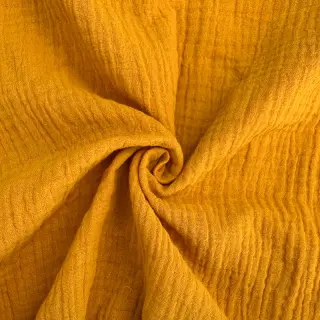 Double gauze/muslin ochre