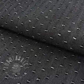 JEANS DENIM 6 OZ Small Holes black