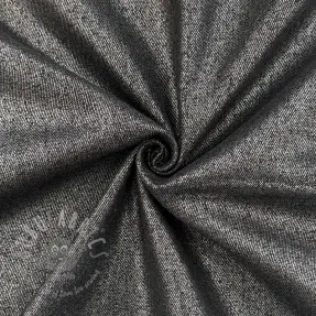JEANS DENIM Metallic black silver