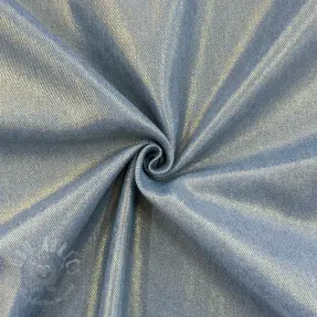 JEANS DENIM Metallic blue gold