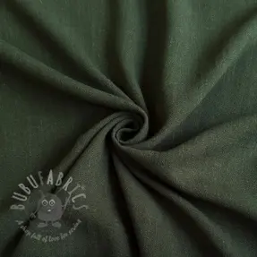 Linen viscose WASHED army green