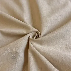 Cotton fabric with linen VALENCIA off white