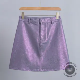 JEANS DENIM 8,5 OZ STRETCH WASHED metallic purple