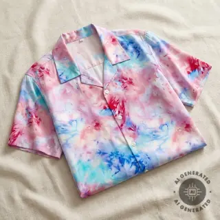 Viscose SATIN Blurricio design C