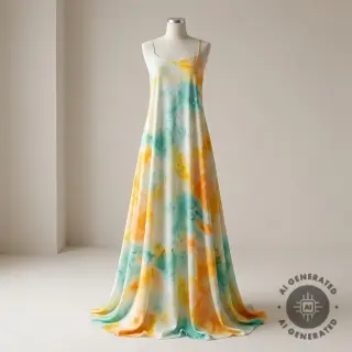 Viscose SATIN Blurricio design A