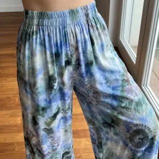 Viscose TWILL Messy TIE DYE design C