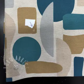 Decoration fabric Linenlook Abstract Form Fusion 2nd class