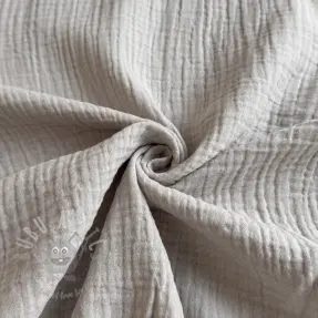 Double gauze/muslin PLAIN natural