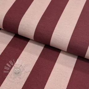 Decoration fabric premium Joyful basic stripe wine