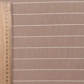 Decoration fabric premium Perfect thin lines taupe