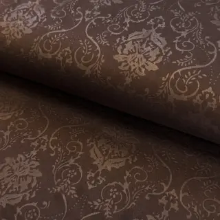 SUEDE SCUBA Embossed dark brown