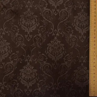 SUEDE SCUBA Embossed dark brown