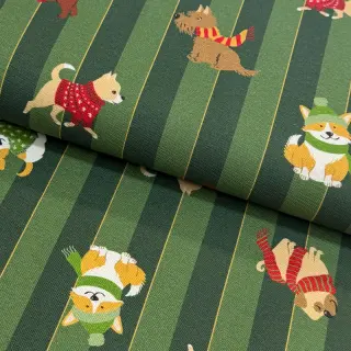 Decoration fabric premium Dog frost friends army digital print
