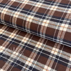 Cotton fabric FLANEL YARN DYED BRUSHED CHECK design G
