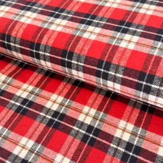 Cotton fabric FLANEL YARN DYED BRUSHED CHECK design I