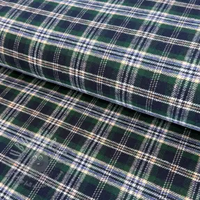 Cotton fabric FLANEL YARN DYED BRUSHED CHECK design K