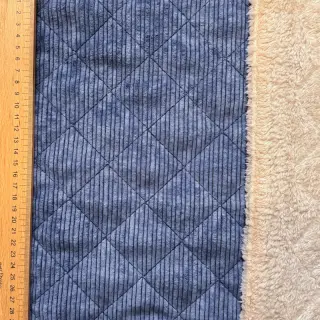 Corduroy QUILT navy