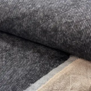 Corduroy QUILT black