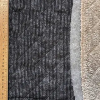 Corduroy QUILT black