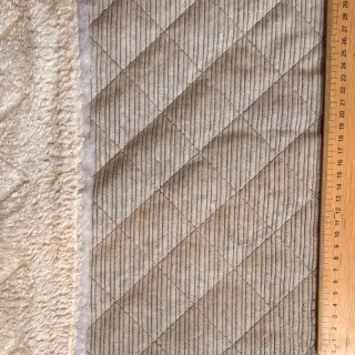 Corduroy QUILT champagne