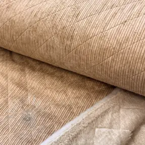 Corduroy QUILT taupe
