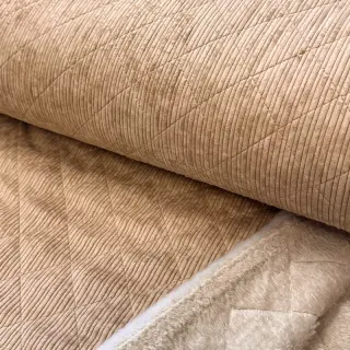 Corduroy QUILT taupe