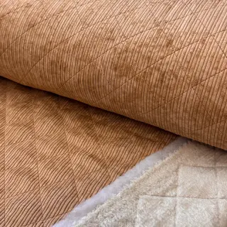 Corduroy QUILT light brown